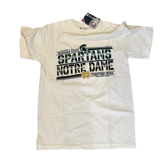 Champion Other - NWT Champion Michigan State Spartans vs Notre Dame September 17 2011 tshirt sz M